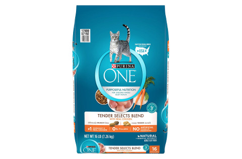 Purina ONE Tender Selects Blend Adult Dry Cat Food