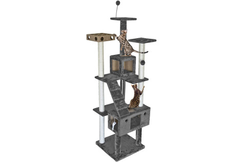 Furhaven Pet Cat Tree for Large Cats