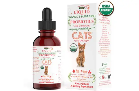 USDA Organic Liquid Probiotic for Cats