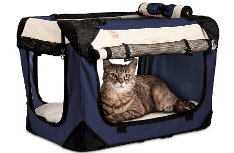 Petluv Happy Cat Premium Soft-Sided Foldable Carrier