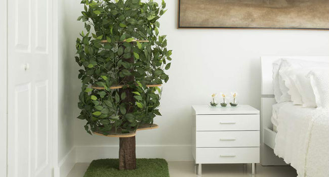 on2pets-cat-tree-that-looks-like-tree650 On2Pets Cat Tree that looks like a real tree